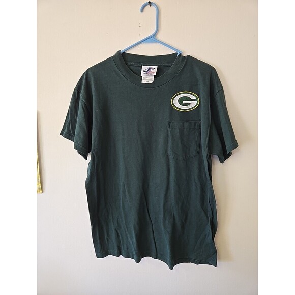 Logo Athletics Other - Vintage Logo Athletic Mens Green Bay Packers Pocket T Shirt Medium NFL